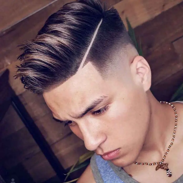 Low Fade Undercut Straight Hair