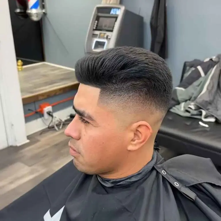 Bald Fade Slick Back Undercut Haircut