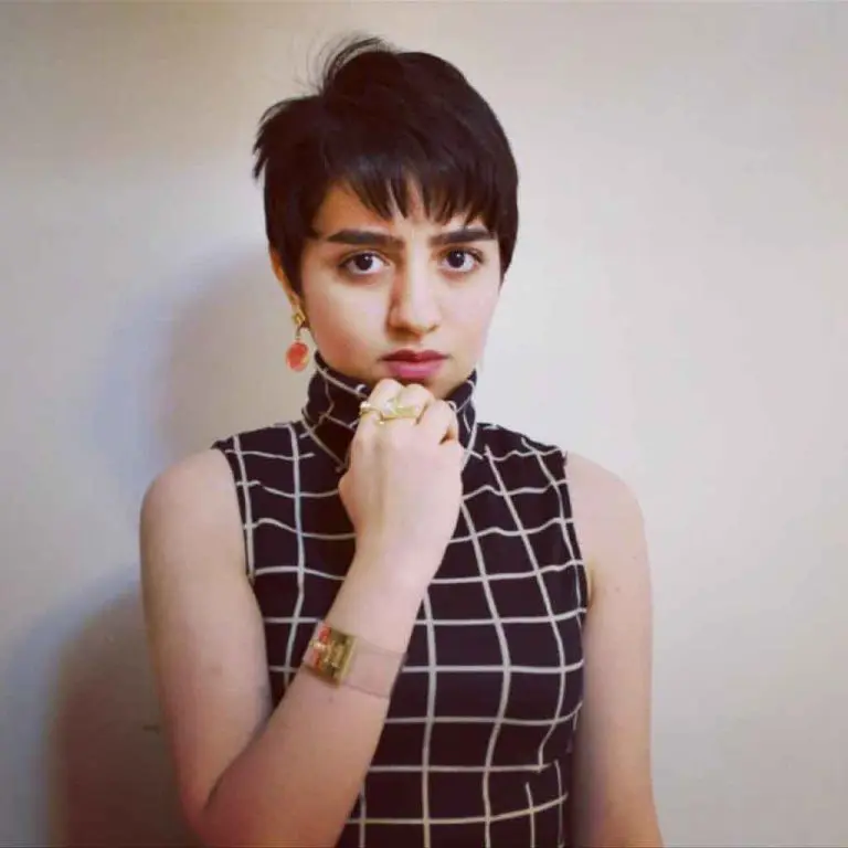 Short Black Cropped Hair With Bangs