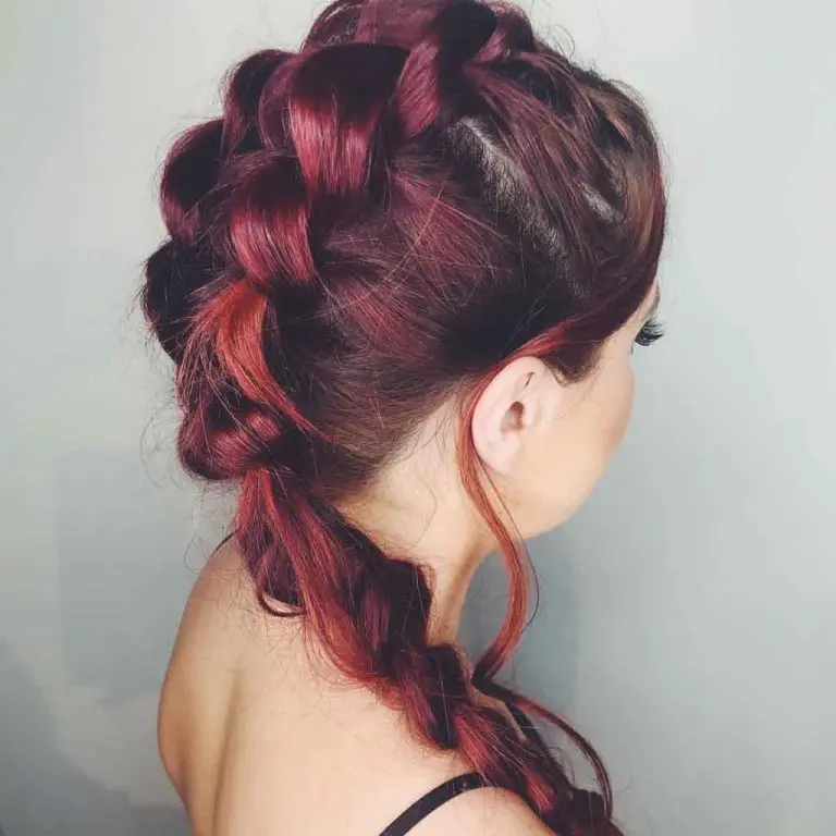 Long Dutch Braid Pony on Red Hair