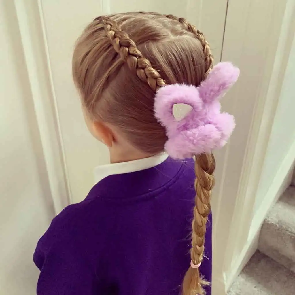 Double Dutch Braids Into One Braid