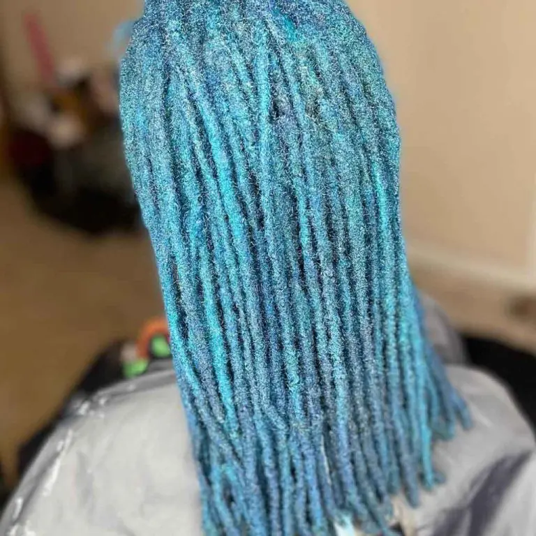 Sky Blue Medium Dreadlocks