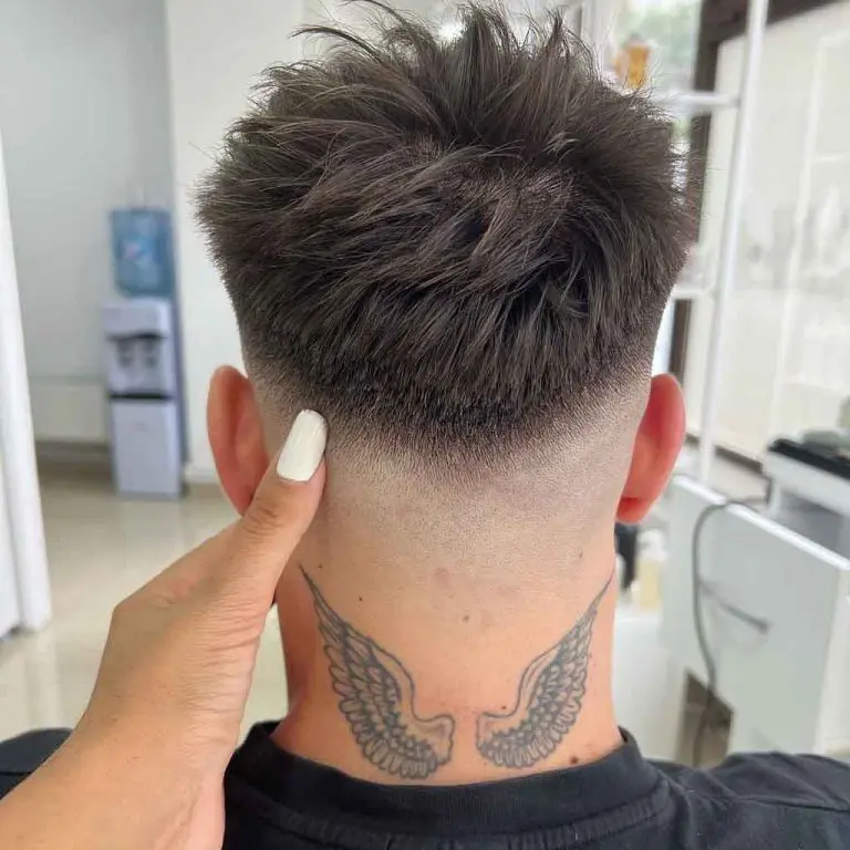 Short Messy Faded Undercut