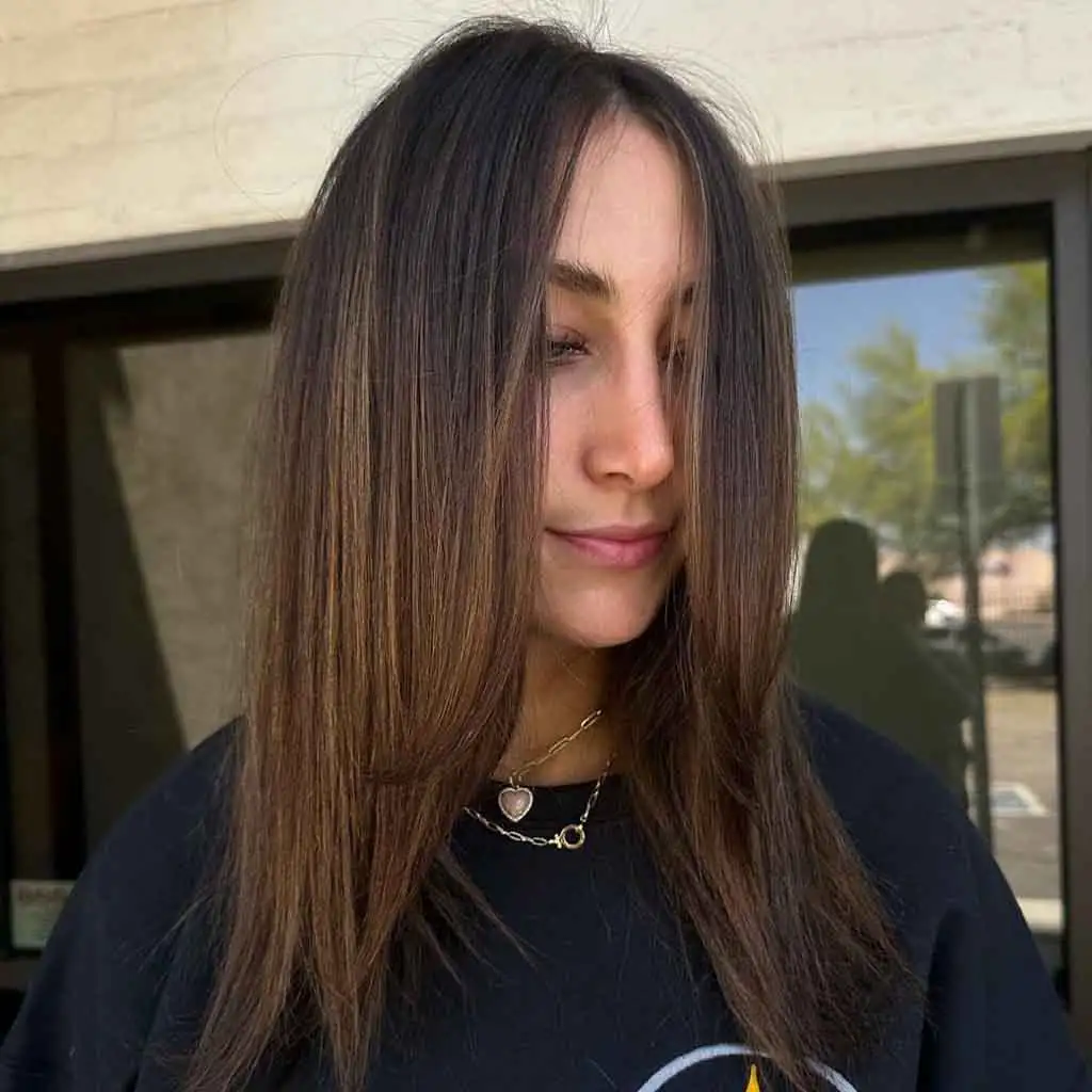Medium Straight California Brunette
