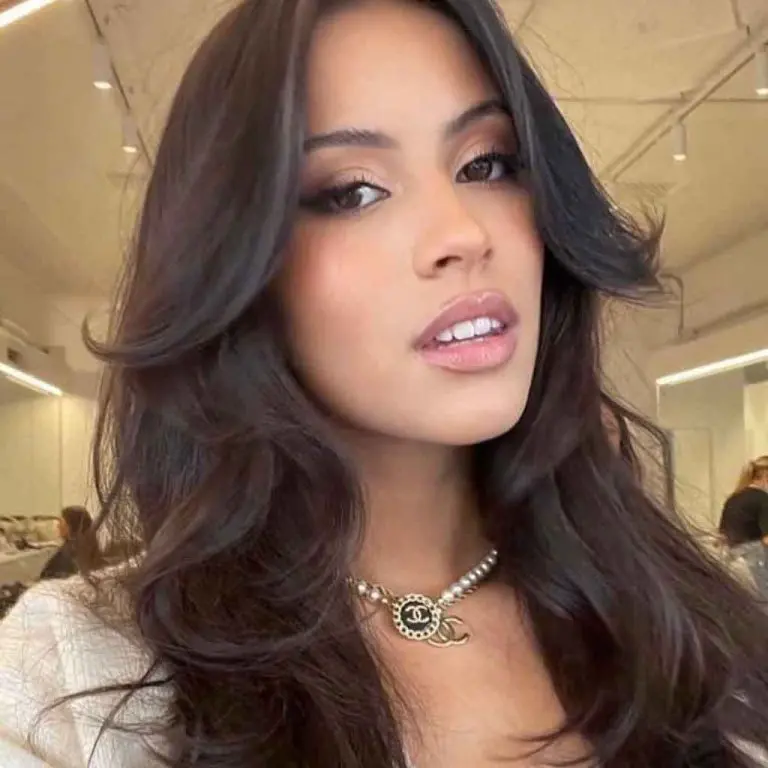 Deep Brunette Layered Cut