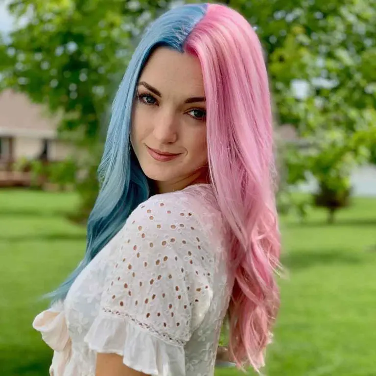 Long and Straight Cotton Candy Gemini Hair