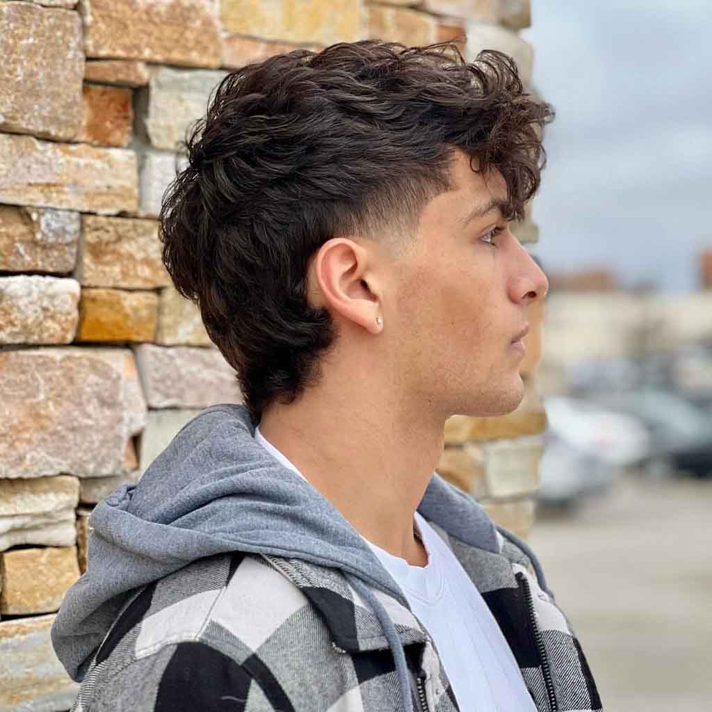 3. Modern Mullet Fade Cut