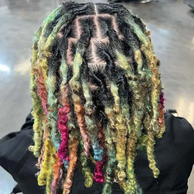 Multi-Colored Medium Dreadlocks
