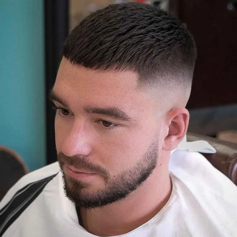 Crew Cut With Faded Undercut