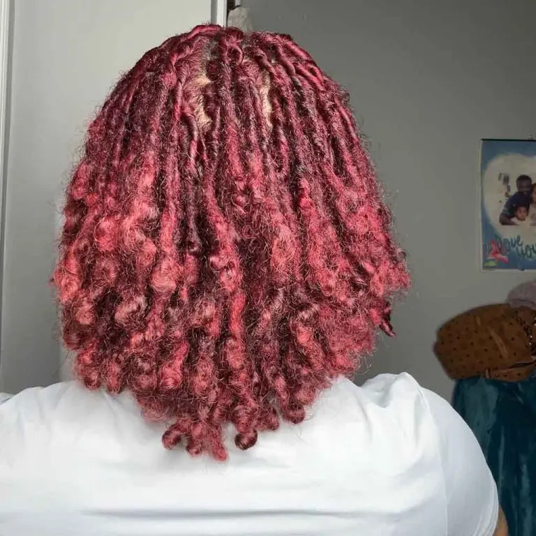 Medium Red Coiled Dreadlocks