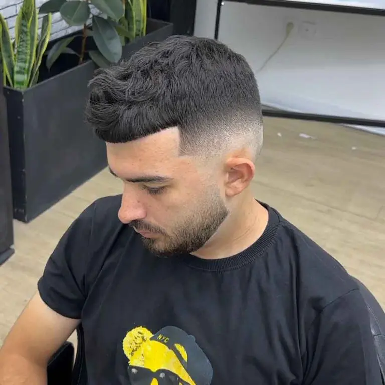 Taper Fade Undercut on Wavy Black Hair