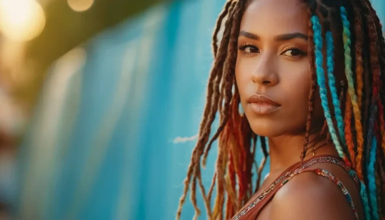 Dyed Locs Hairstyle
