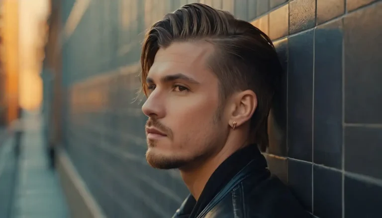 Mens Mullet Fade hairstyle