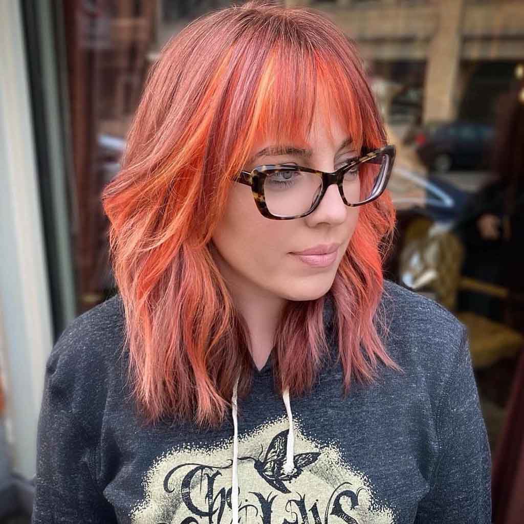 Kitty Cut With Peachy Underglow