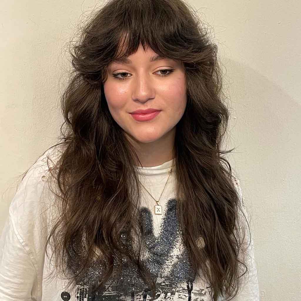 80’s Style Layered Long Shag
