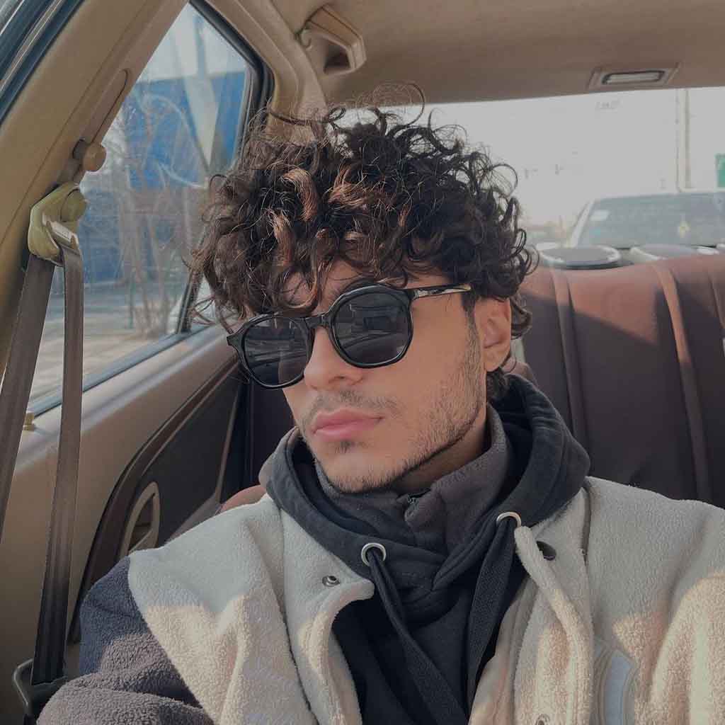 Messy Curly Hair