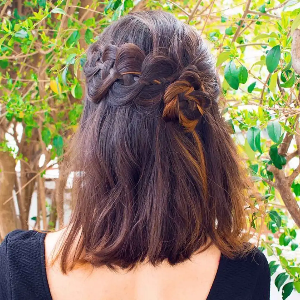 Braided Rose Hairstyle