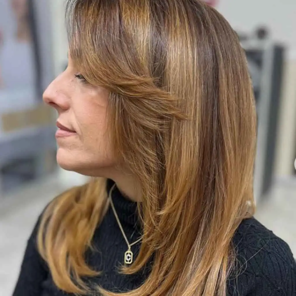 Light Brown Kitty Cut With Flicks