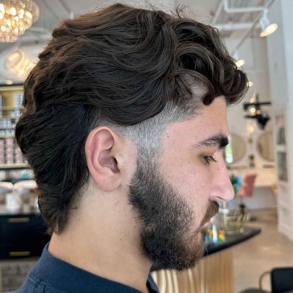 Subtle Modern Mullet With Fade