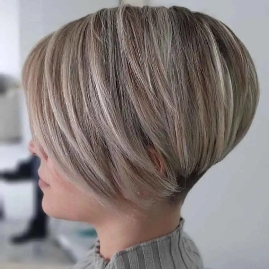 Ash Blonde Pixie Blonde With Layers