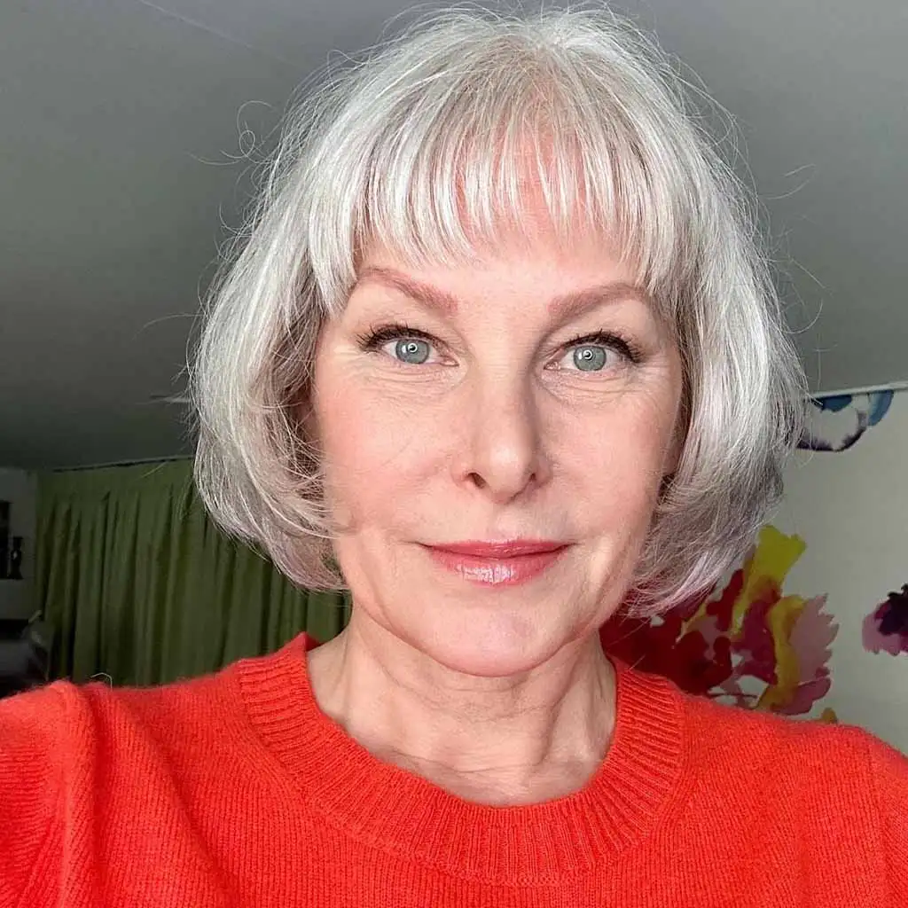 Cropped Bob With Baby Bangs