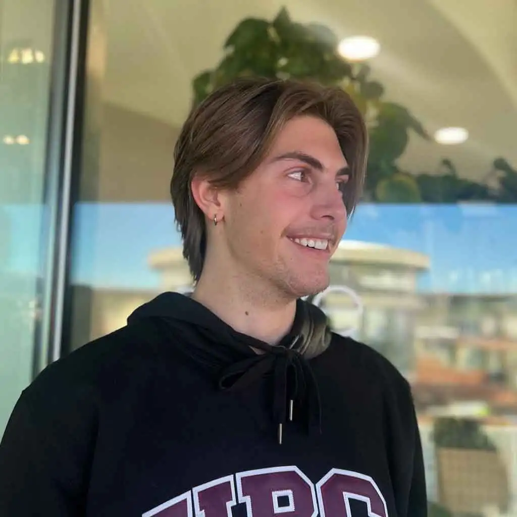Subtle Mullet With Face-Framing Middle-Parting