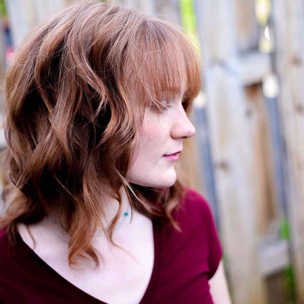Wavy Medium Shag With Choppy Bangs