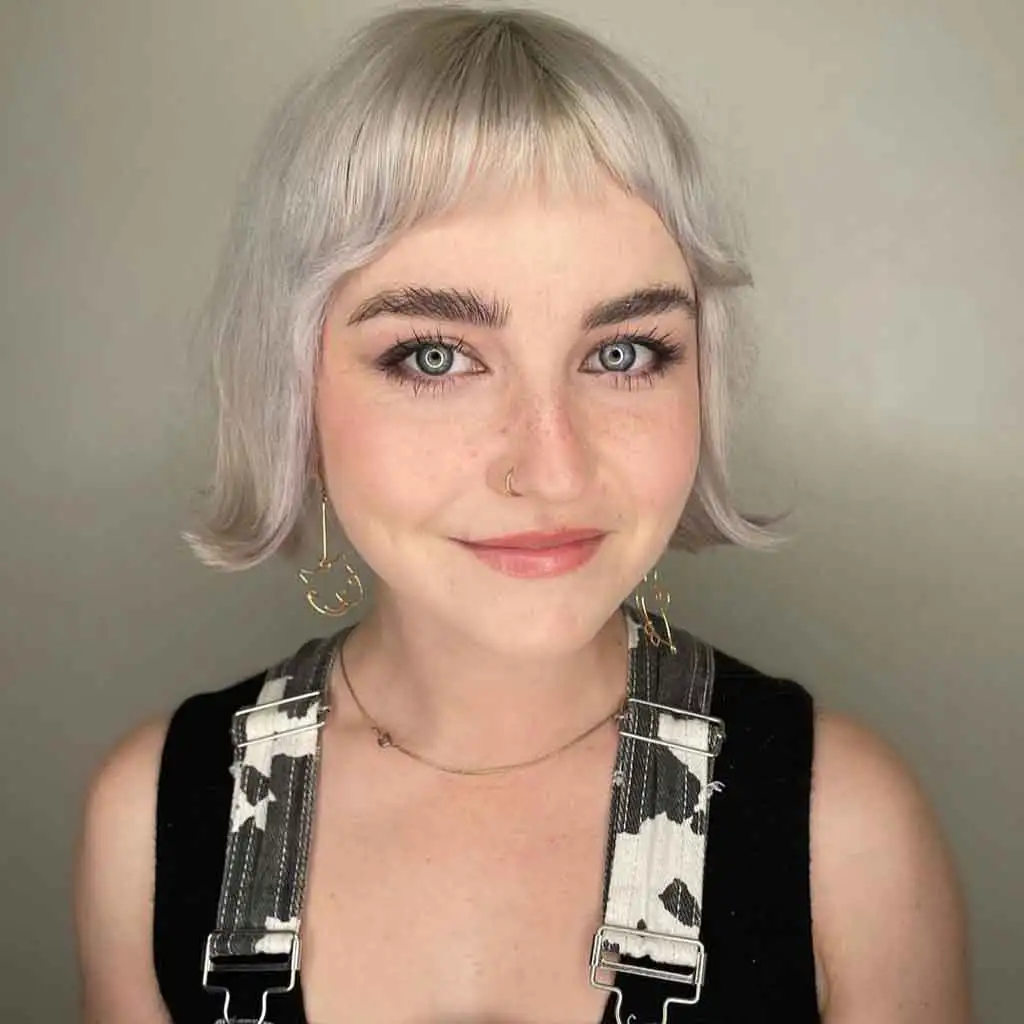 Flippy Micro Razor Bob With Micro Fringe