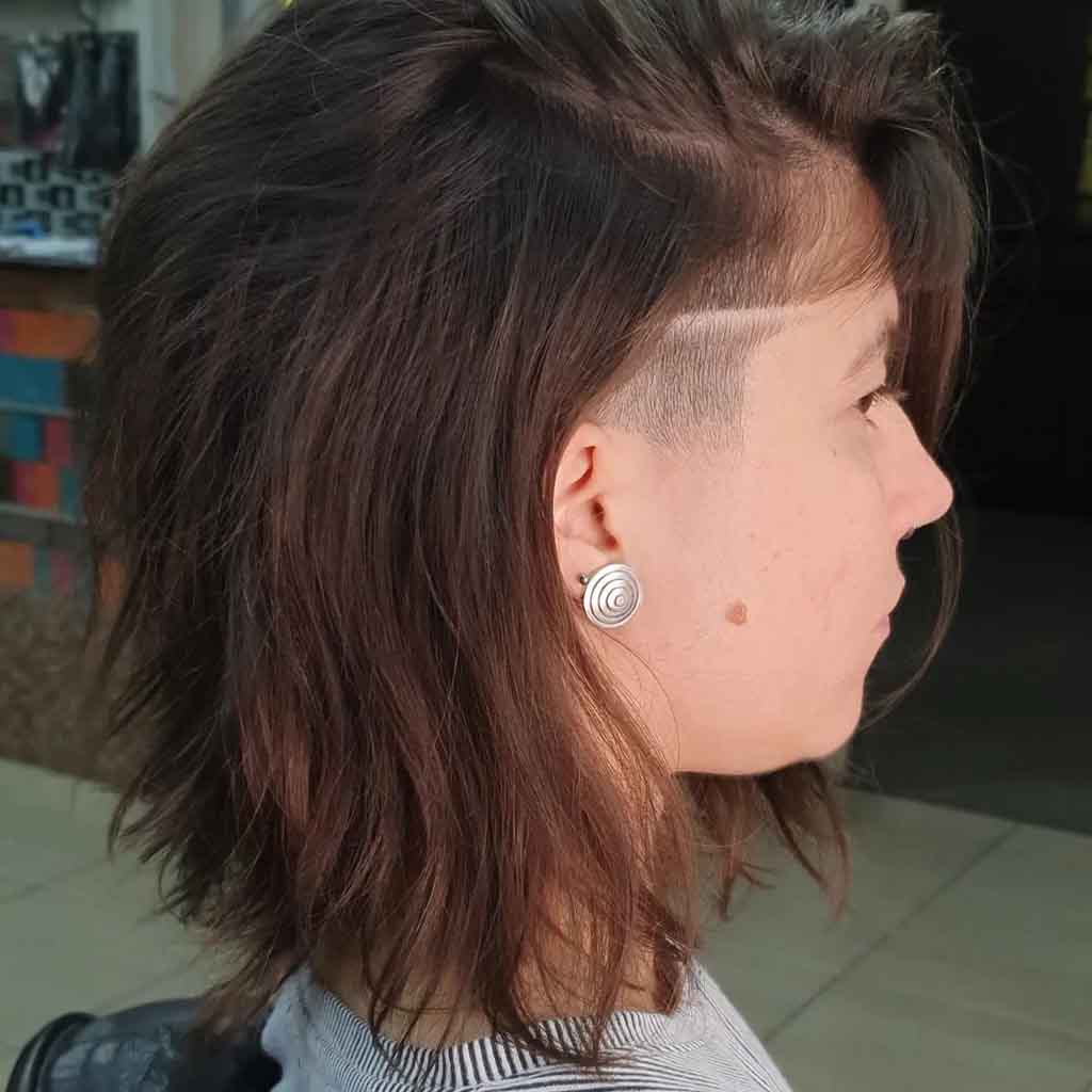 Fluffy Undercut Bob