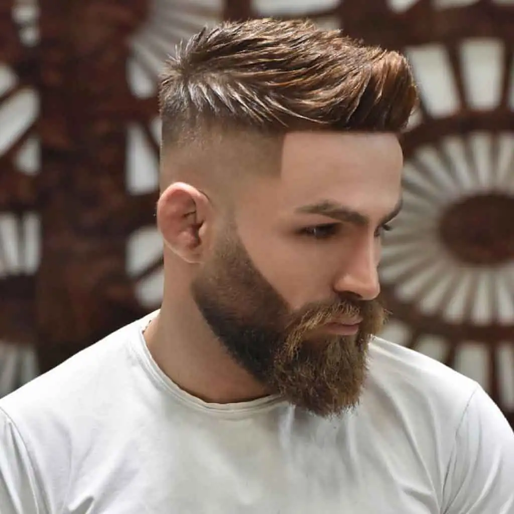 High Fade with Quiff
