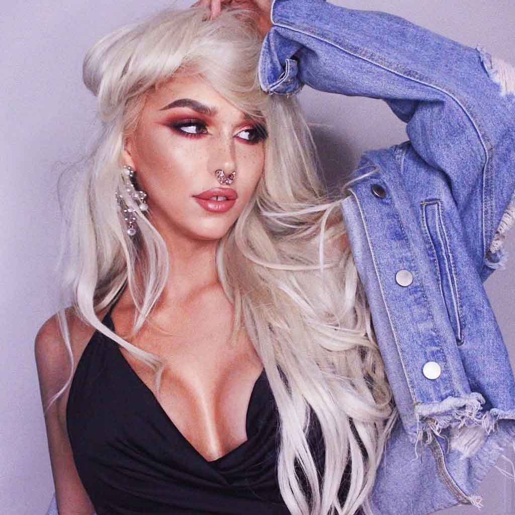 Messy Beached Blonde Long Hair