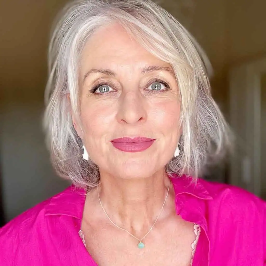 Long Bob With Side Swept Bangs