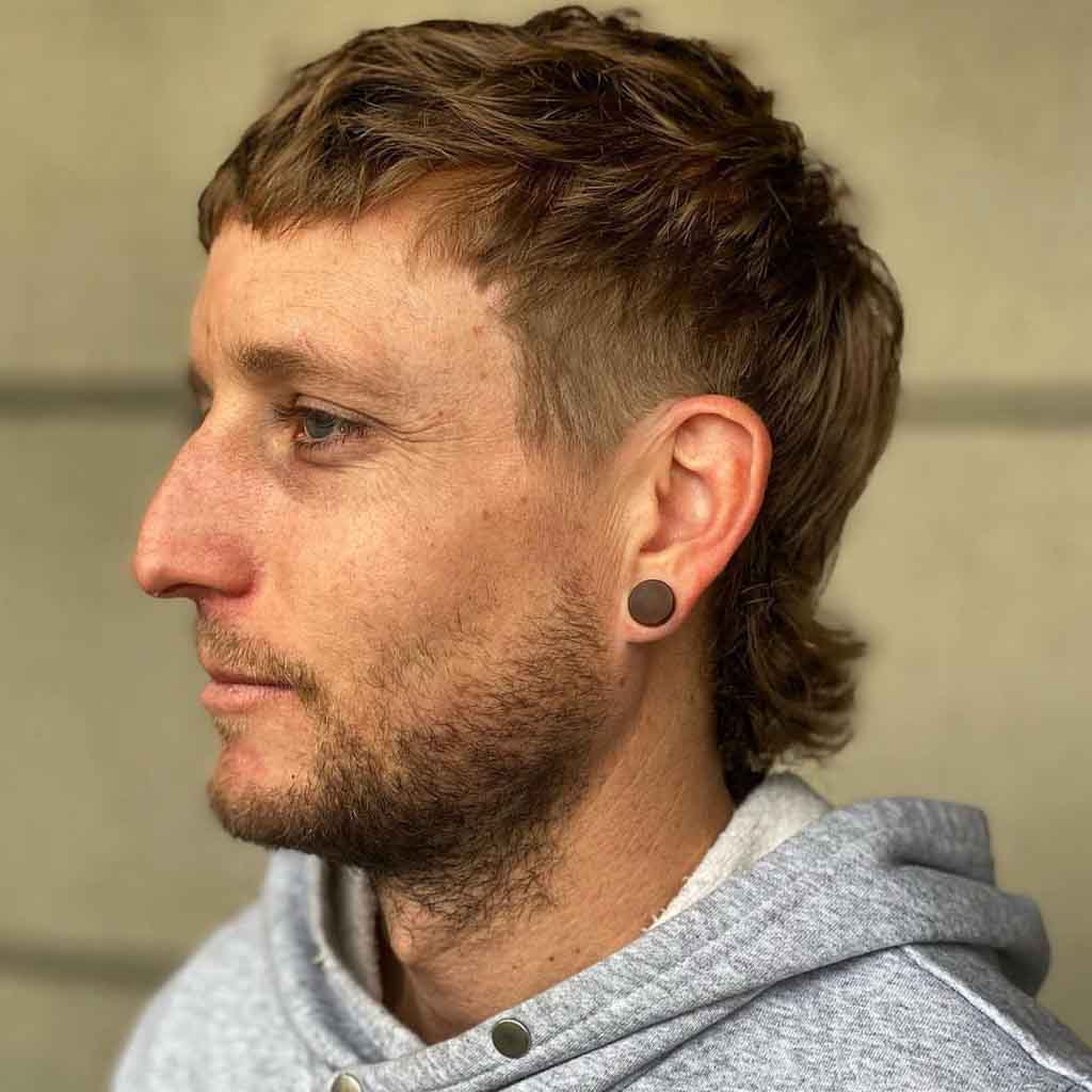 Subtle Mullet With Fade