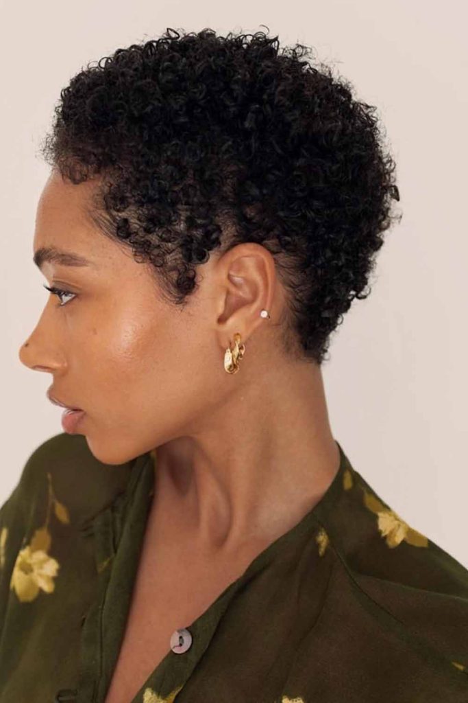 Coiled Pixie Cut