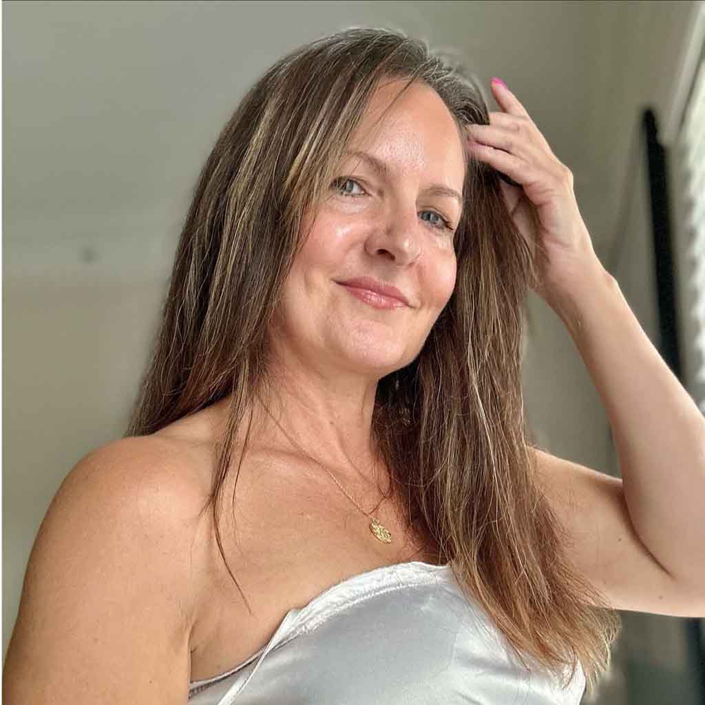 Medium Brown Hair With Blonde Streaks
