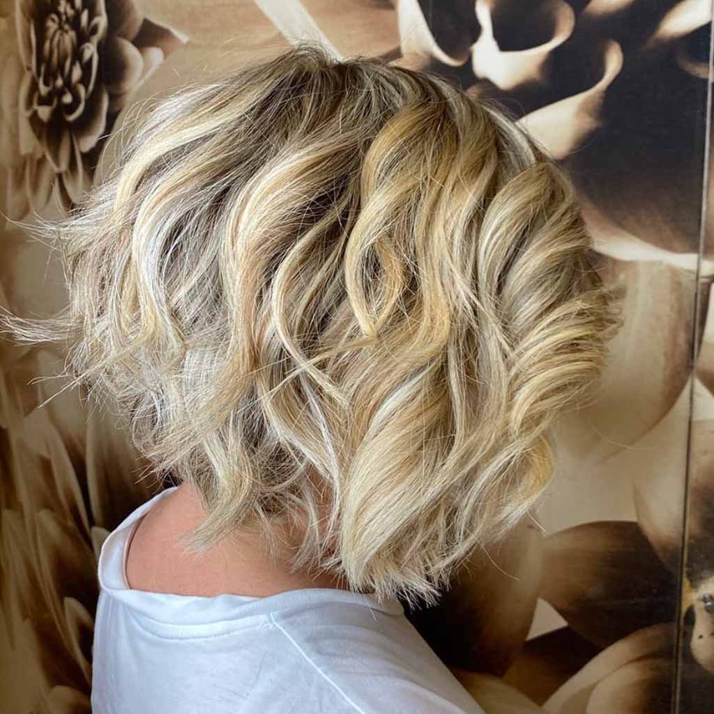 Babylight Blonde Choppy Bob Cut