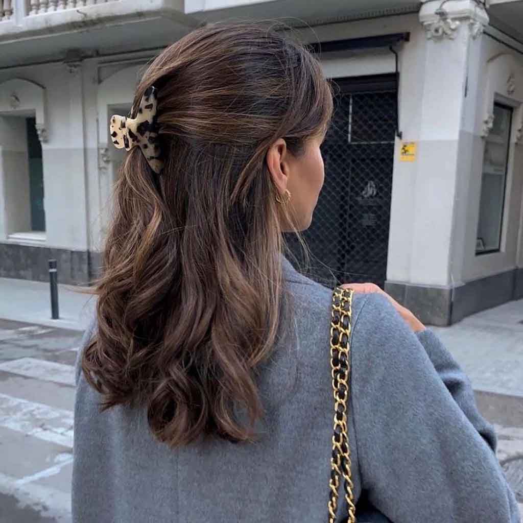 Brown Balayage Medium Hair
