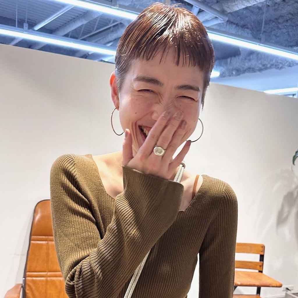 Short Straight Fade Pixie Cut With Baby Bangs