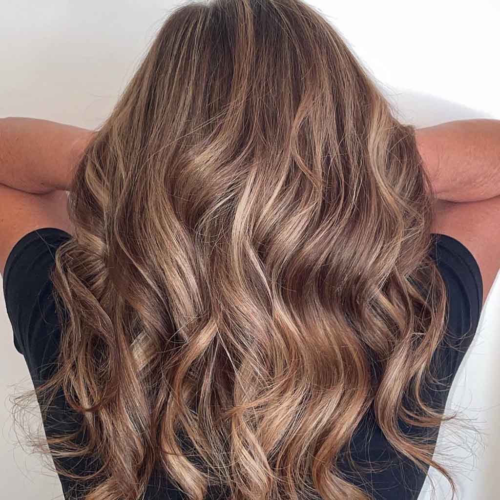 Chocolate Locks With Caramel Highlights