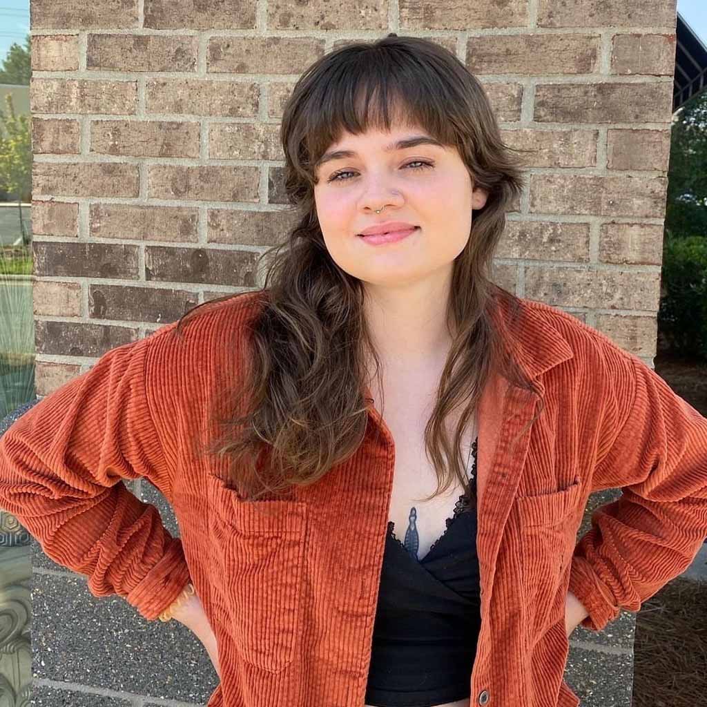Gypsy Shag Mullet Hair With Micro Bangs