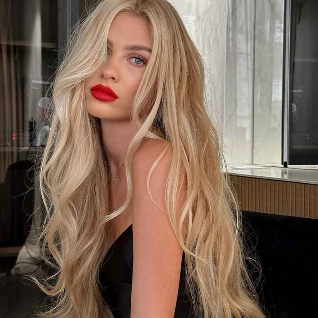 Tawny Gold Blonde Long Hair