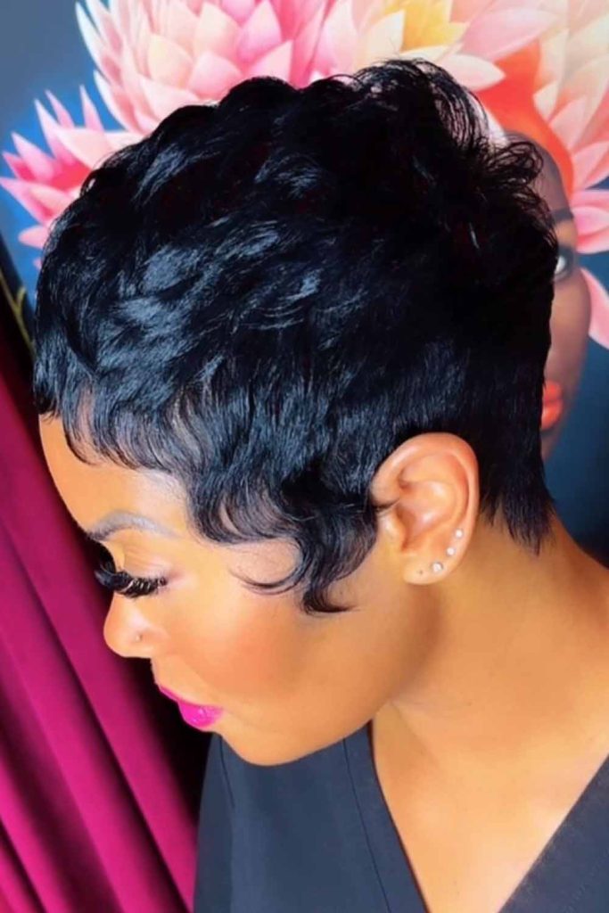 Wavy Textured Pixie Cut