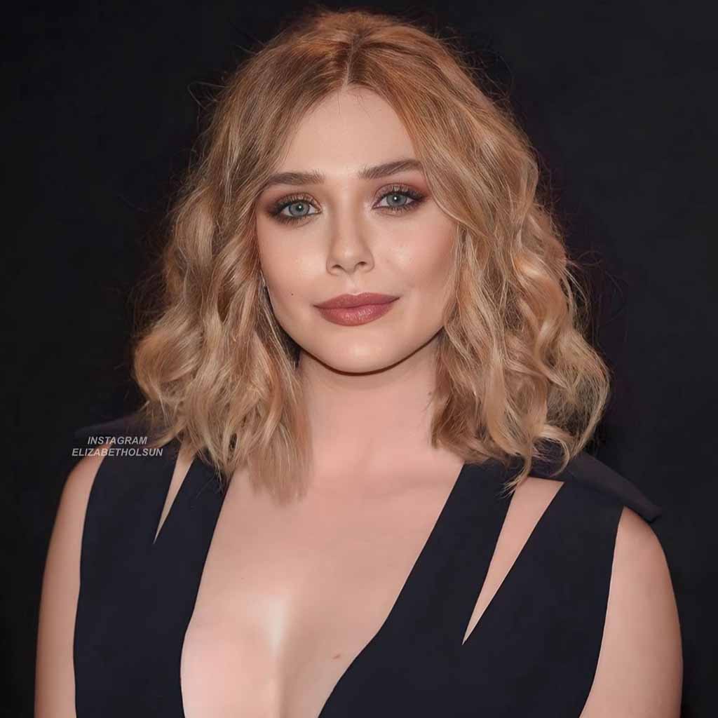 Lob Blonde Layered Curly Hair