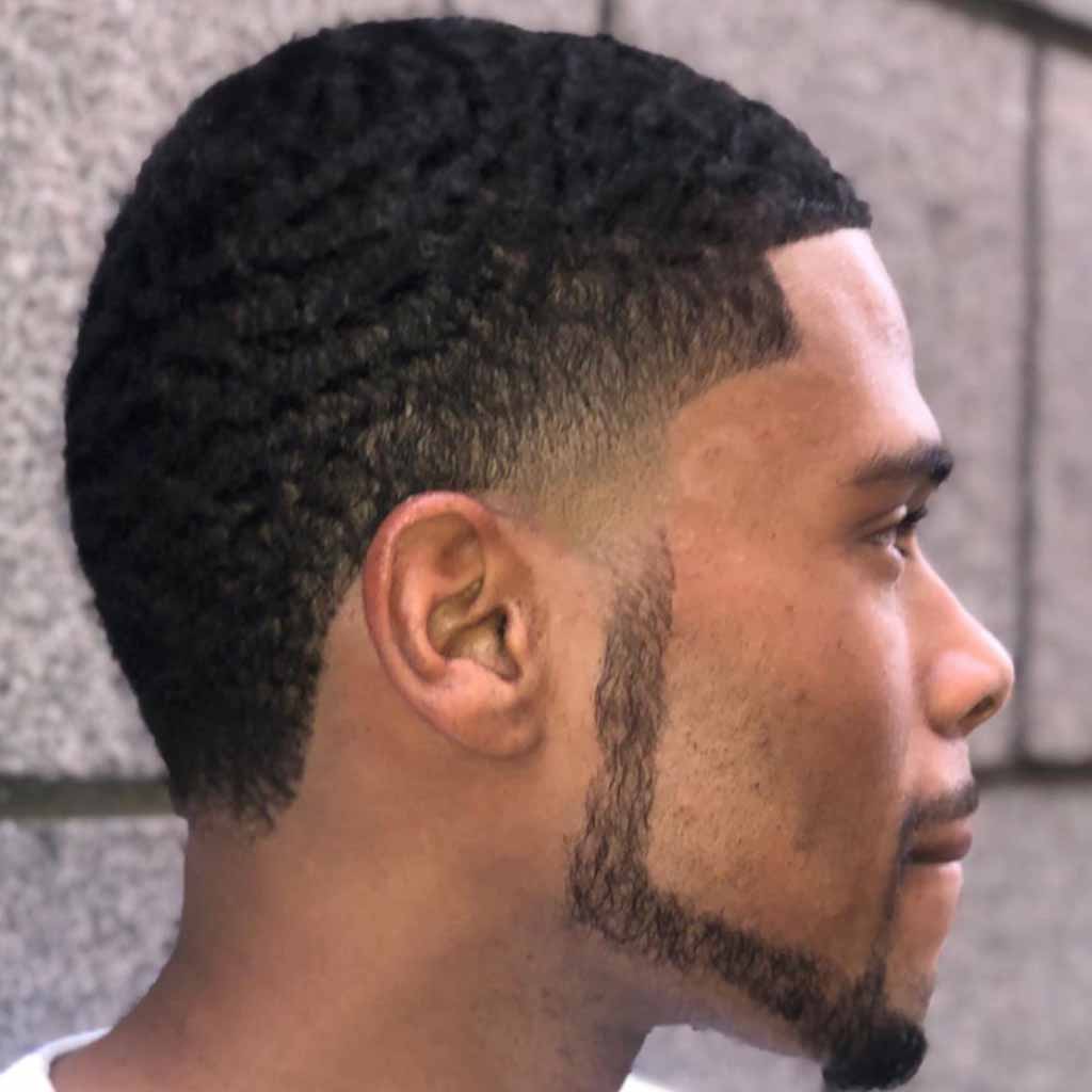 Temple Fade for Black Men