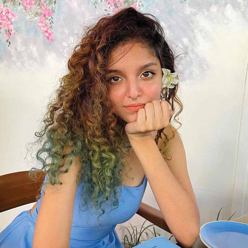 Multi-Colored Curly Hair