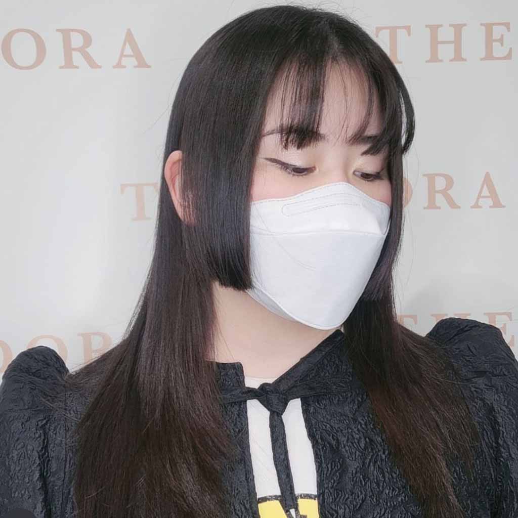 Hime Cut With Bangs and Side Fringe
