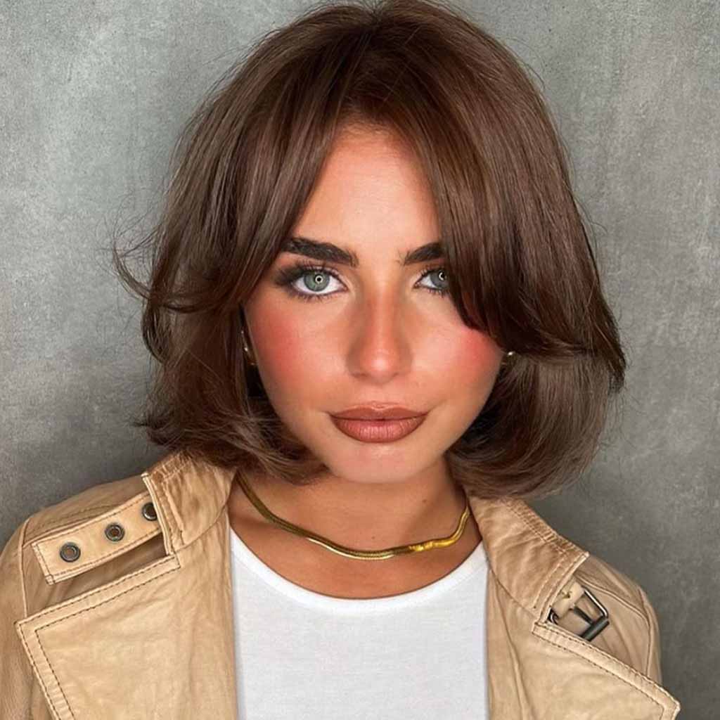 Classic Bob Cut With Face Framing Layers
