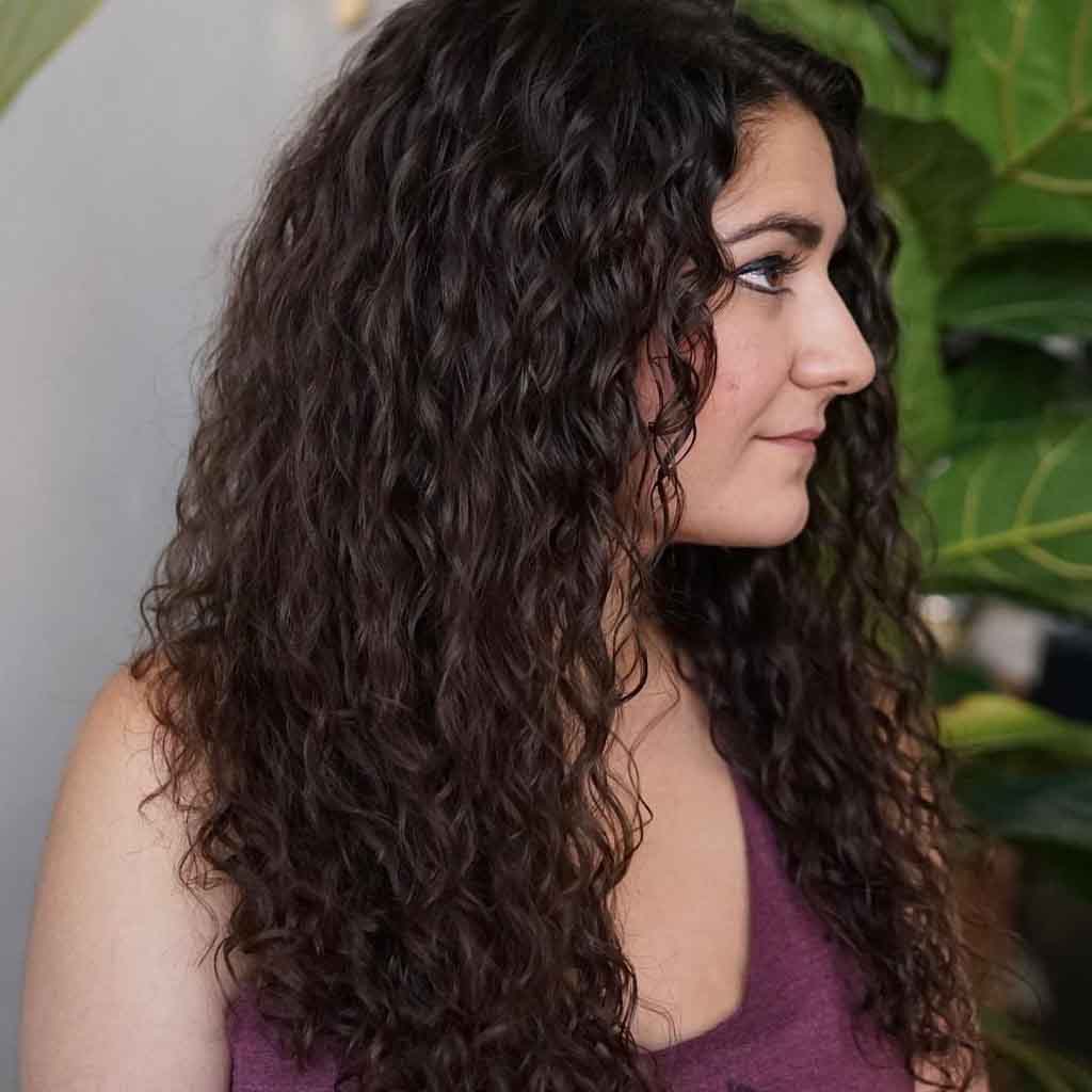 Long Curly Layered Hair