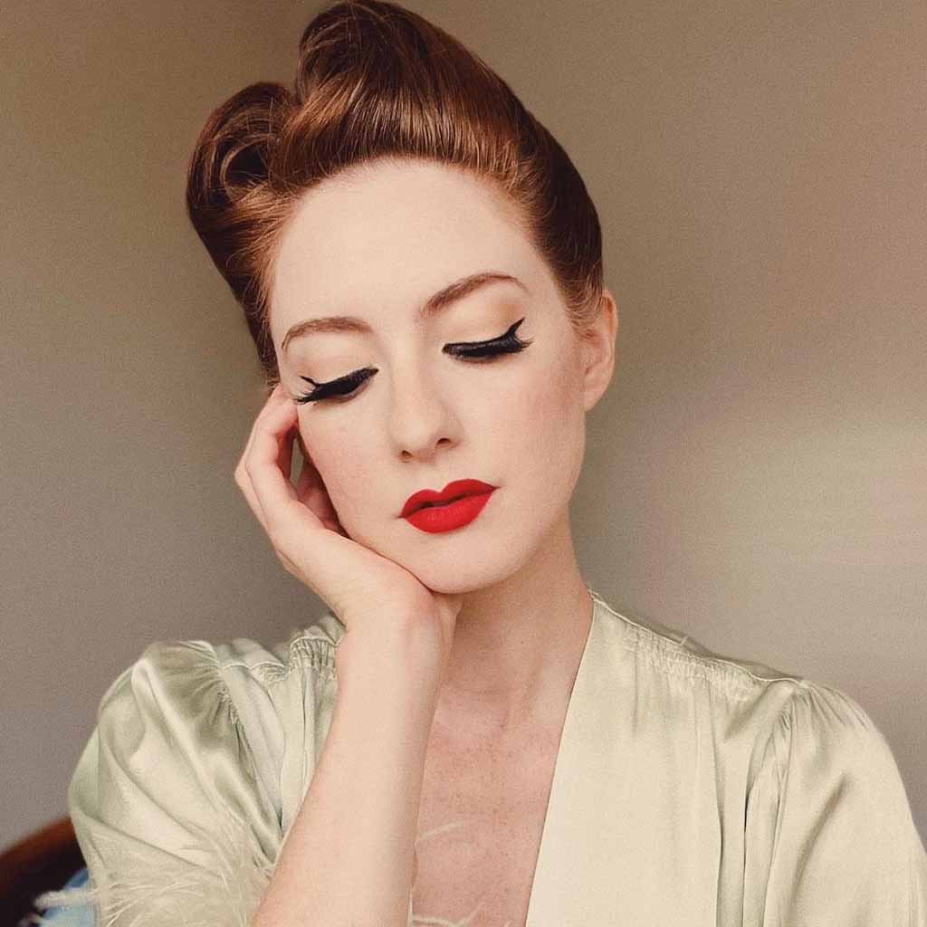 Victory Rolls Updo