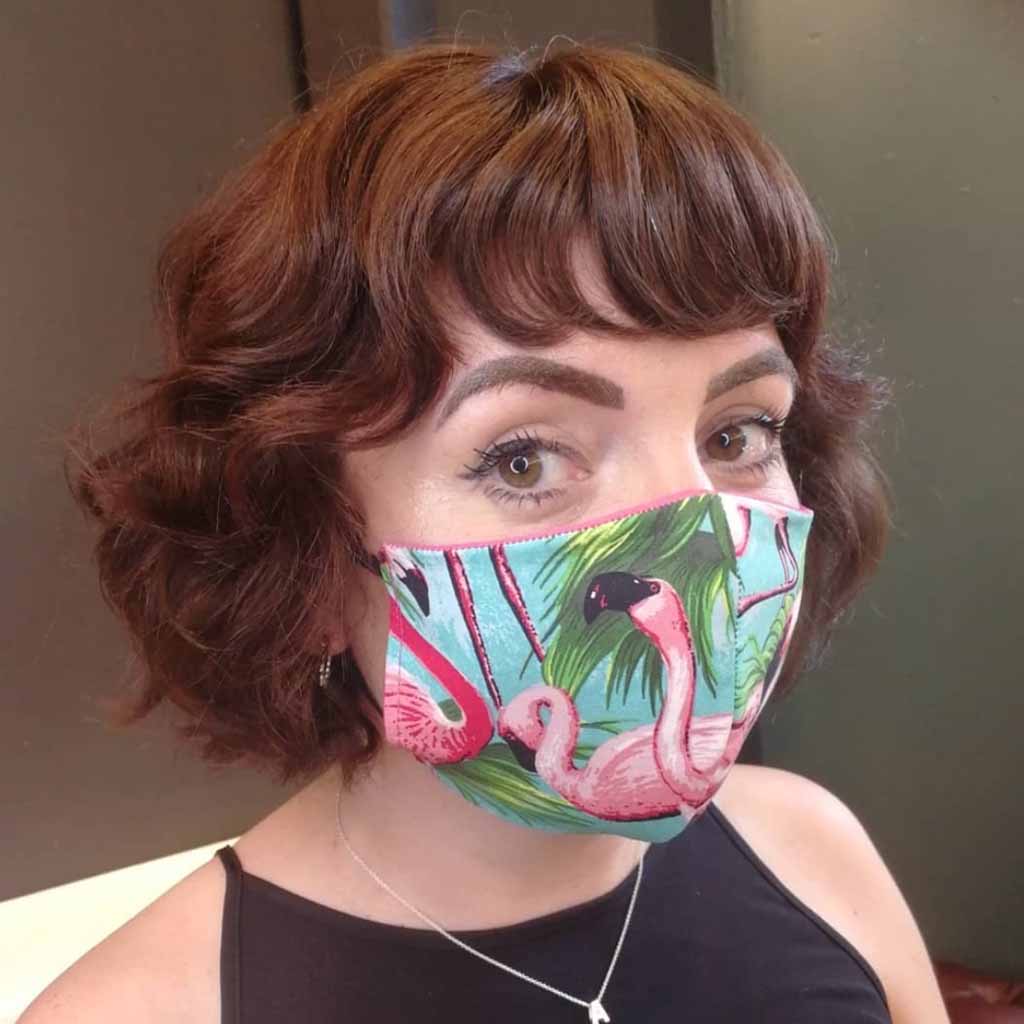 Shaggy Mullet Wavy Choppy Bob With Bangs